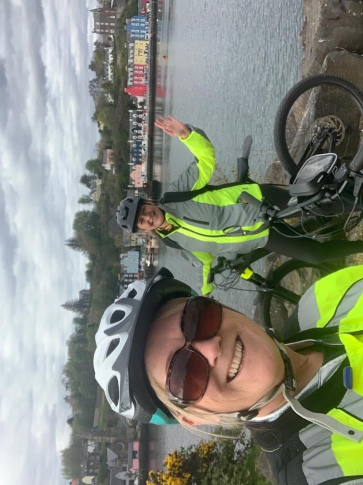 BTR Reflective High Vis Cycling Jacket Men & Women *SECONDS* - Customer Photo From Sue Monnelly 