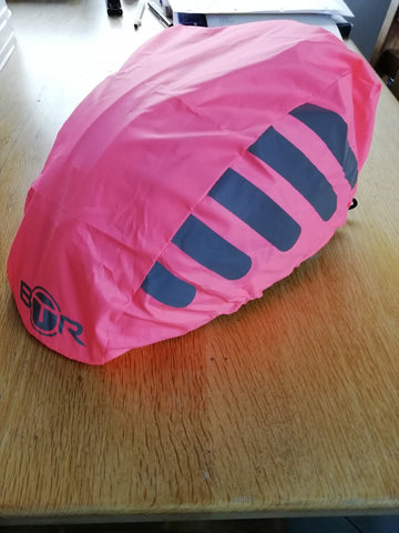 BTR pink bicycle helmet cover