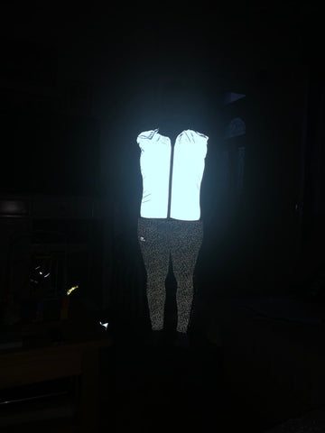 btr high vis reflective cycling and running gilet customer image